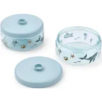 Liewood Matbeholder - Dominique - 500 ml - 2-pack - Sea skapning - - OneSize - Matboks