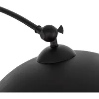 LINDBY buelampe Jonera, svart, metall, E27, høyde 185 cm