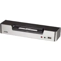 Aten USB DVI Dual View KVMP Switch CS1642A - KVM / lyd / USB-svitsj - 2 x KVM/lyd/USB - 1 lokalbruker - stasjonær