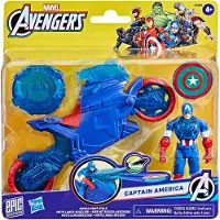 Marvel Avengers Epic World of Action Captain America Shield-Shot Cycle 10 cm