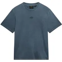Superdry for man. M1012366A Micro Logo T-shirt blue (XXL), Casual, Cotton, Short sleeve