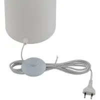 Emibig Gulvlampe Etno LP4, hvit, glass/stål, høyde 140 cm, G9