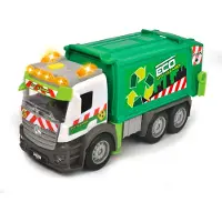 Dickie Toys Arbeidsbil - Action Truck - Søppel - Lys/Lyd - - OneSize - Bil