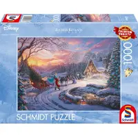 Schmidt Puslespill Disney Cinderella Bringing Home for Christmas 1000 brikker Schmidt