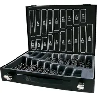 RUKO A214200 spiralboresett metall (170 deler) 1–9 mm