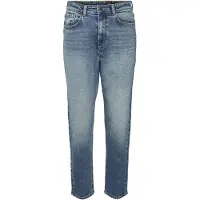Noisy May Moni Straight Ankle Høytaljede Jeans