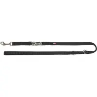 Trixie Premium adjustable leash, XS-S: 2,00 m / 15 mm, sort