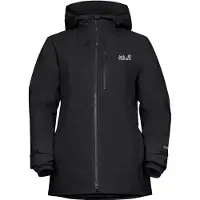 Jack Wolfskin Flowline 3in1, Skijakke, Dame, Black