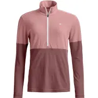Ortovox 185 Rock'n'Wool Zip Neck, Dame, Dusk Rose