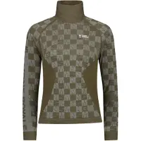 Mons Royale Ascender Merino Mock Neck Teknisk skjorte grønn