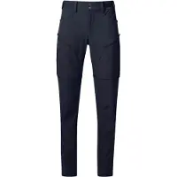Bergans Convertible Zip-Off Softshell Pants Women Navy Blue 40