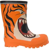 Viking Gummistøvler - Jolly - Oransje/Multi m. Tiger - - 32 - Gummistøvler