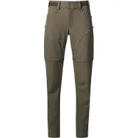 Bergans Convertible Zip-Off Softshell Pants Women Green Mud 44