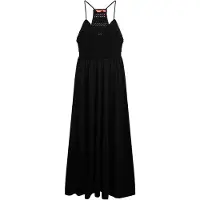 Superdry Lace Jersey Ermeløs Lang Kjole