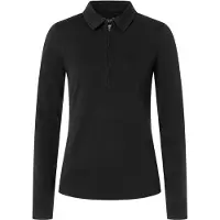 Super.natural Lux Zip Slim Fit Langermet Poloskjorte