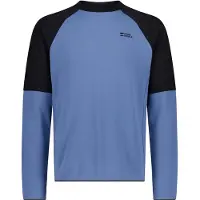 Mons Royale Quad Merino Fleece-hettegenser blå