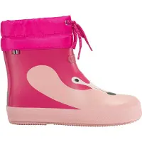 Viking Gummistøvler - Alv Barfot - Light Pink/Magenta m. Trykk - - 24 - Gummistøvler