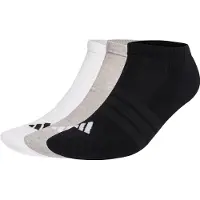 Adidas Sokker - 3-pack - Ess Lav - Mgreyh/White/Bla - - 34/36 - Sokker