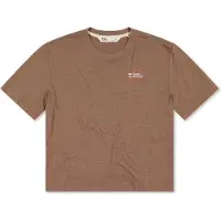 Mons Royale Yonder Merino Organic Cotton Teknisk t-skjorte brun