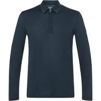 Super.natural Zip Regular Fit Langermet Poloskjorte