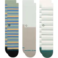Stance Prep Stripe 3 Pk Socks mønster
