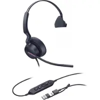 Yealink UH46 Mono Teams USB-C til A-hodesett