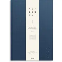 Mayland-Burde A/S Notesbog, Mayland Deluxe, A4, blå, 210 x297mm, 100g/m2