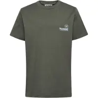 Hummel T-skjorte - HmlJr Reg Grafikk - Castor Grå - - 4 år (104) - T-skjorte