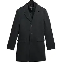 Superdry for man. M5012265A Tailored 2 In 1 coat Town dark grey (S), Casual, Wool