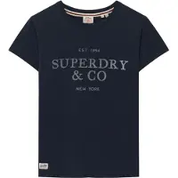 Superdry Luxe Casual Classic Kortarmet T-skjorte