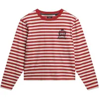 Superdry for woman. W6012109A Country Club T-shirt red (L), Casual, Cotton, Long sleeve