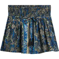 Superdry St Tropez Paisley Kort Skjørt
