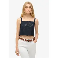 Superdry Ibiza Embroidered Cami Ermeløs Topp