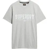 Superdry for man. M1012295A Core Sports grey T-shirt (L), Casual, Cotton, Short sleeve