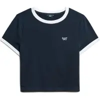 Superdry Vintage Ringer Crop T-skjorte