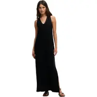 Superdry Laddered Jersey Maxi Ermeløs Lang Kjole
