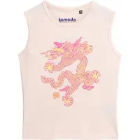 Superdry for woman. W6011813A Vintage Komodo pink logo T-shirt (S), Casual, Sleeveless / Straps, Organic Cotton, Sustainable