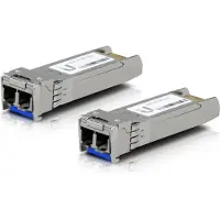 Ubiquiti U Fiber Single-Mode - SFP+ transceivermodul - 10GbE - LC-enkeltmodus - opp til 10 km - 1310 nm (en pakke 20)