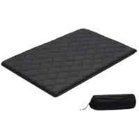 Vevor japansk tatamimatte, sammenleggbar japansk tatamimadrass i full størrelse, futonmadrass med oppbevaringspose og feste, 9-lags gulvmatte for soving, sovesal, meditasjon, yoga, 2032 x 1372 x 89 mm