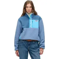 Superdry Colour Block Fleece Pull Over Jakke