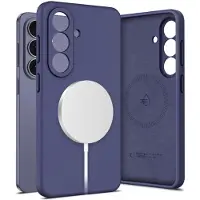 Tech-Protect Samsung Galaxy S26 flytende silikon-deksel - MagSafe-kompatibel - Koboltfiolett