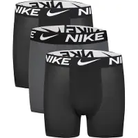 Nike Boxershorts - Dri-Fit Essential - 3-pack - Svart/Grå - - 18-20 år - Boxershorts