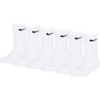 Nike Sokker - Polstret - Dri-Fit - 6-pack - Hvit - - 23,5/27 - Sokker