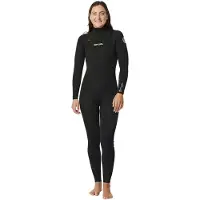 Rip Curl D/patrol 4/3 Mm Perf Dame Våtdrakt I Neopren Med Glidelås I Brystet Og Lange Ermer