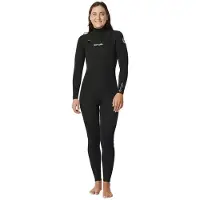 Rip Curl D/patrol 3/2 Mm Perf Dame Våtdrakt I Neopren Med Glidelås I Brystet Og Lange Ermer
