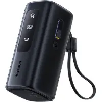 Baseus EnerGeek GX11 MiFi 20 000 mAh 67 W powerbank med Wi-Fi-funksjon – svart