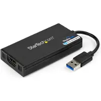 StarTech.com Startech USB 3.0 to HDMI Adapter, 4K 30Hz Ultra HD, DisplayLink Certified, USB Type-A to HDMI Display Adapter Converter for Monitor, External Video & Graphics Card, Mac & Windows - USB to HDMI Adapte