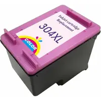 24hShop 304XL blekkpatron til HP / kompatibel fargepatron 18 ml / cyan, magenta og gul