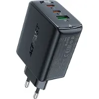 Acefast hurtiglader GaN (2xUSB-C / USB-A) PPS / PD / QC4+ 65W svart (A41)