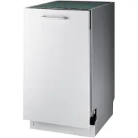 Samsung DW50R4060BB, fullbygget, slank (45 cm), berøringskontroll, kurv